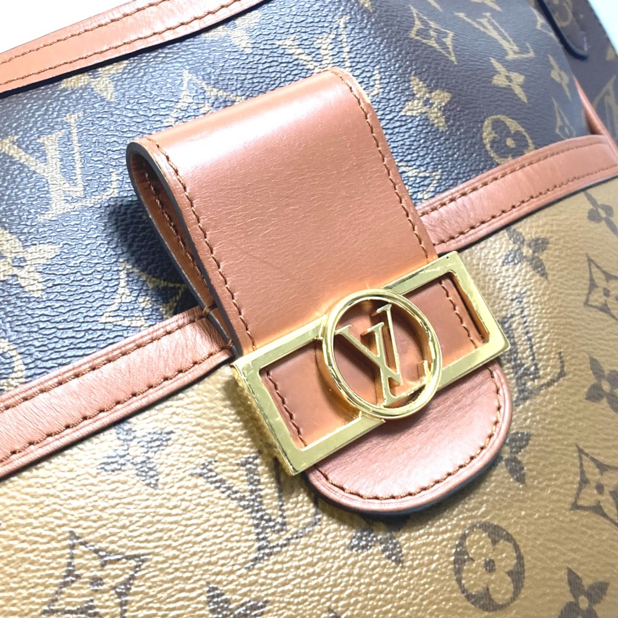 Louis Vuitton M45194 Monogram reverse bag shawl Shoulder Bag Brown