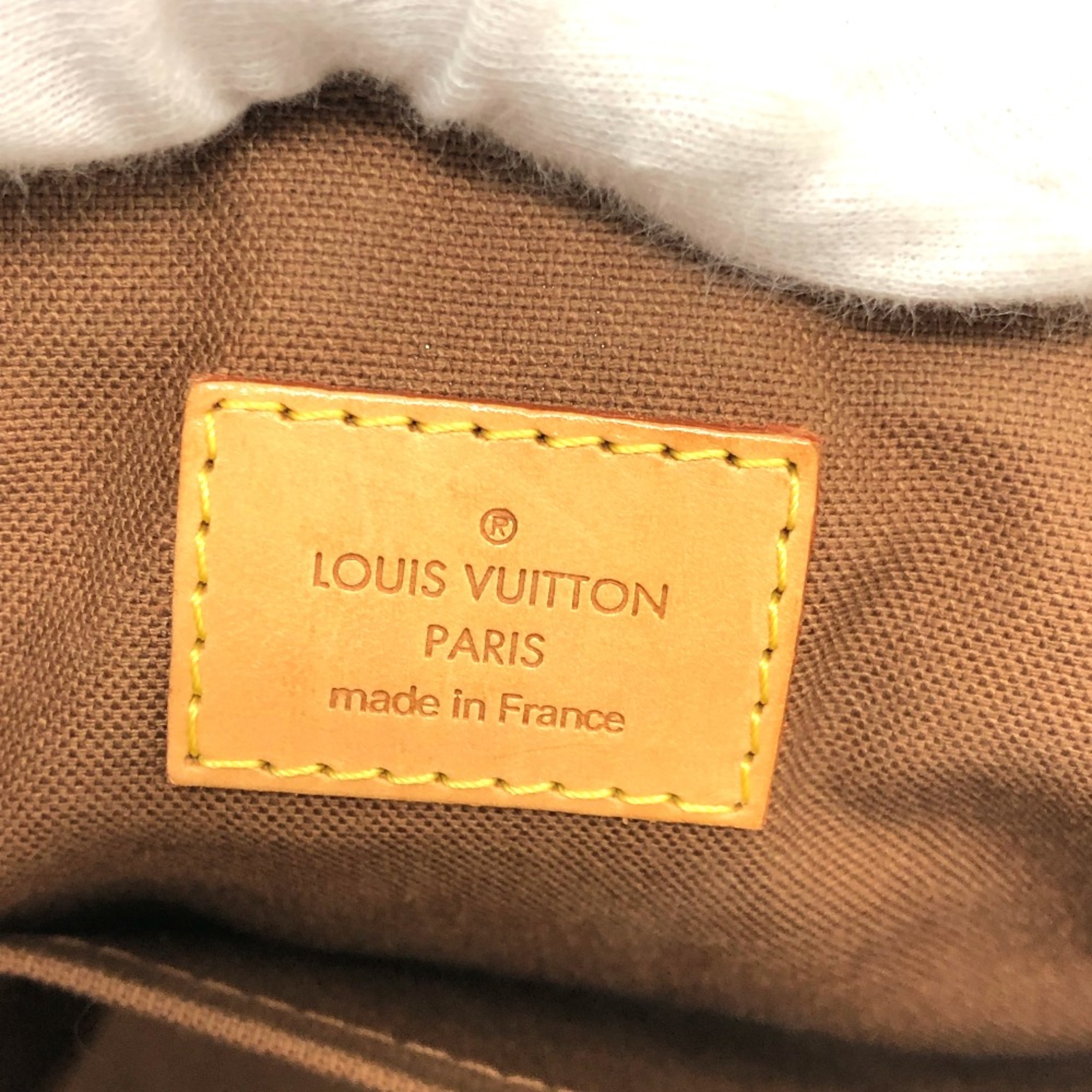 Louis Vuitton M40143 Monogram Hand Bag Brown GoldHardware