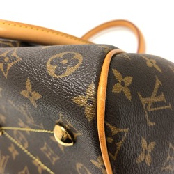 Louis Vuitton M40143 Monogram Hand Bag Brown GoldHardware