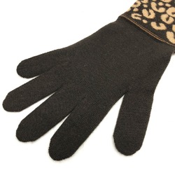 Louis Vuitton M58347 Leopard Glove gloves Brown