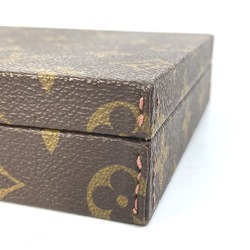 Louis Vuitton Vintage Monogram Box Jewelry Case Trunk Interior Accessory case Brown