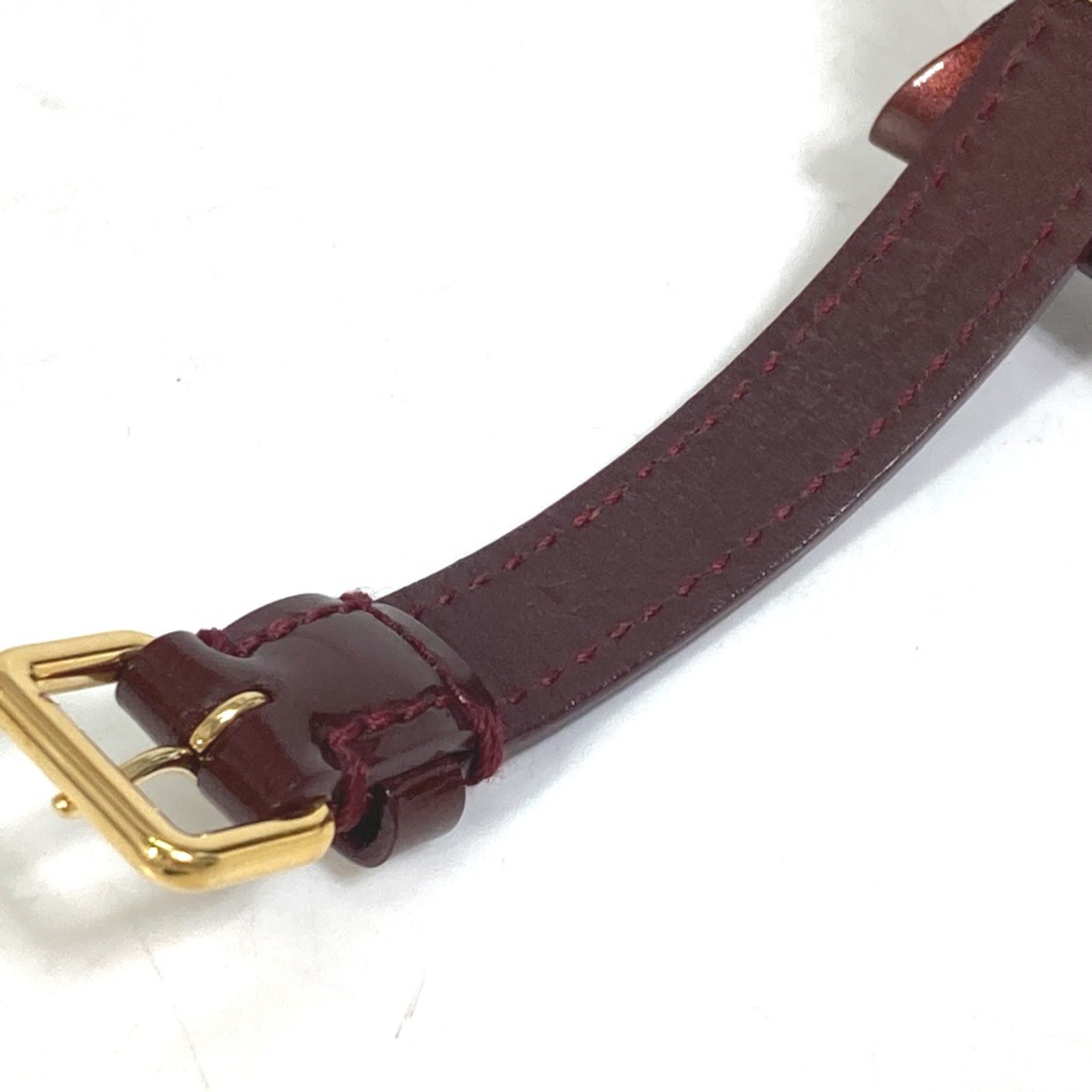 Louis Vuitton M6617F MonogramVernis ribbon accessories Bracelet Amarante purple