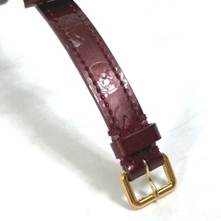 Louis Vuitton M6617F MonogramVernis ribbon accessories Bracelet Amarante purple