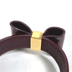 Louis Vuitton M6617F MonogramVernis ribbon accessories Bracelet Amarante purple