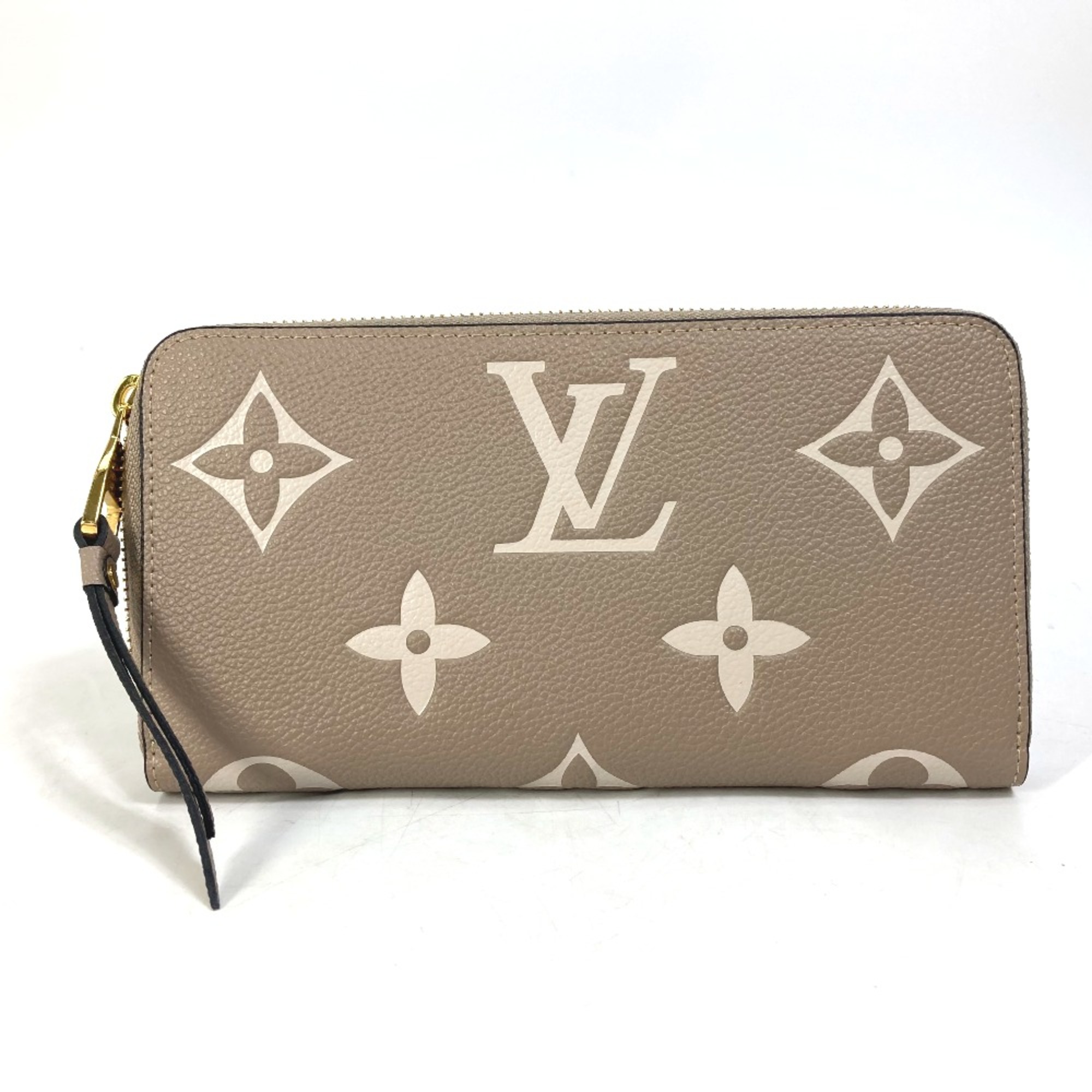 Louis Vuitton M69794 MonogramEmpreinte Zip Around Long Wallet Turtrail claims Beige