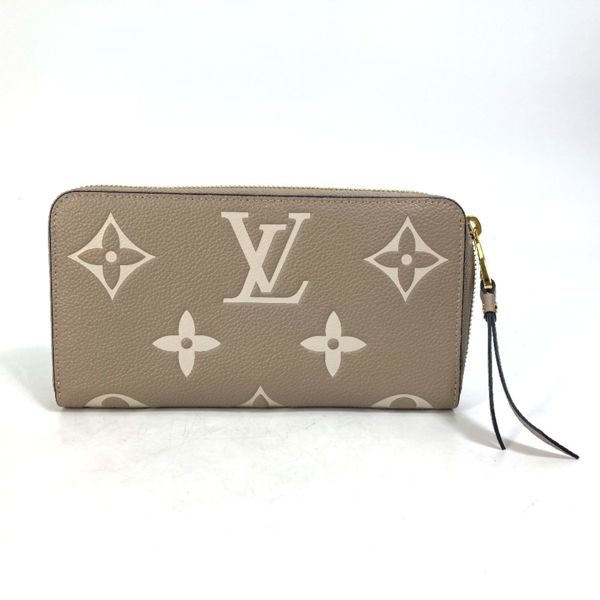 Louis Vuitton M69794 MonogramEmpreinte Zip Around Long Wallet Turtrail claims Beige