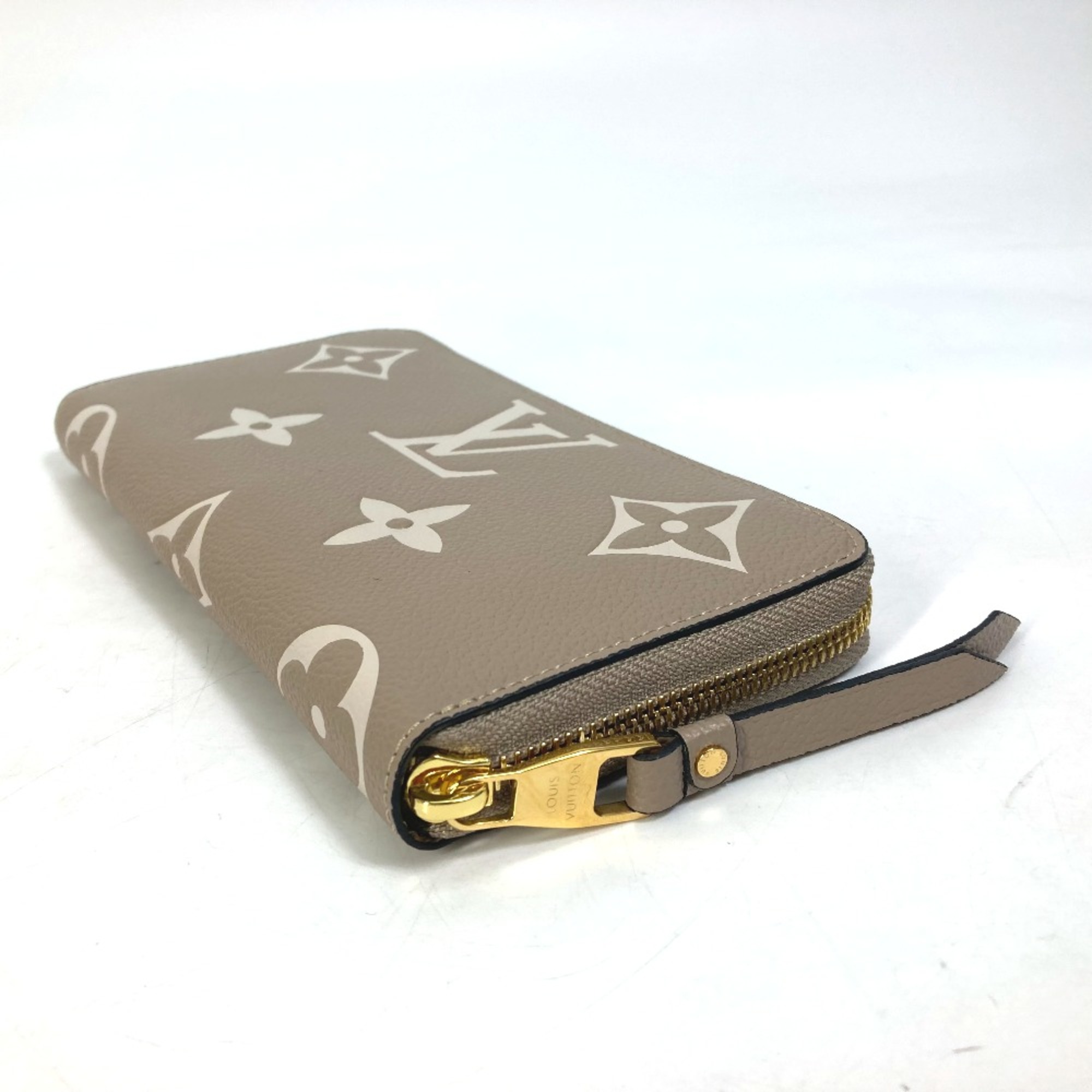 Louis Vuitton M69794 MonogramEmpreinte Zip Around Long Wallet Turtrail claims Beige