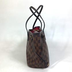 Louis Vuitton N41359 Damier bag shawl Tote Bag Brown GoldHardware