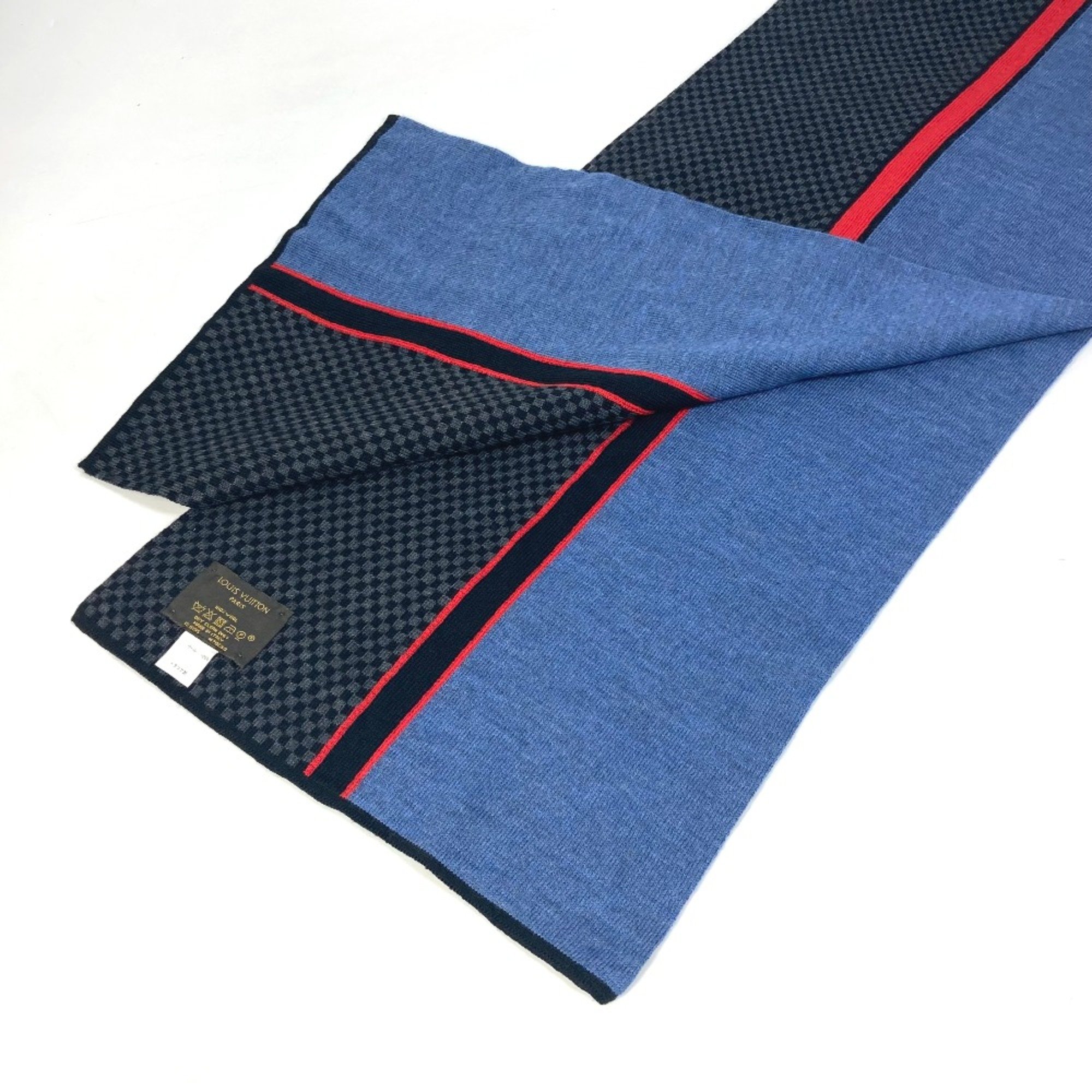 Louis Vuitton M70249 Scarf Black /blue