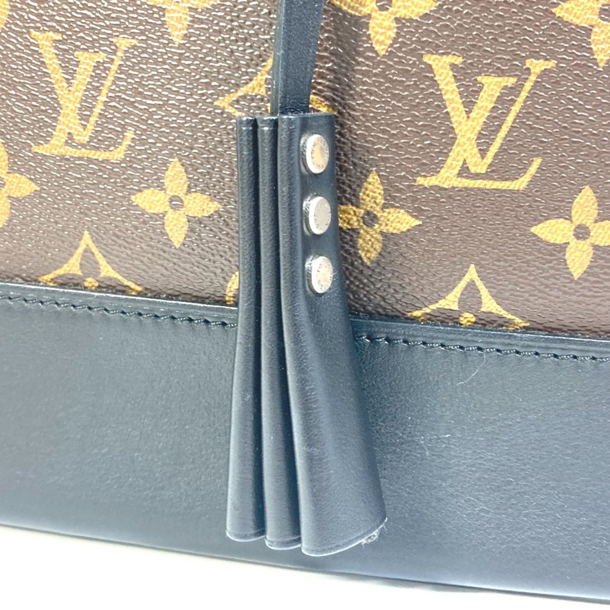 Louis Vuitton M94542 Monogram with pouch Shoulder bag Bucket type Shoulder Bag Noir Black Brown