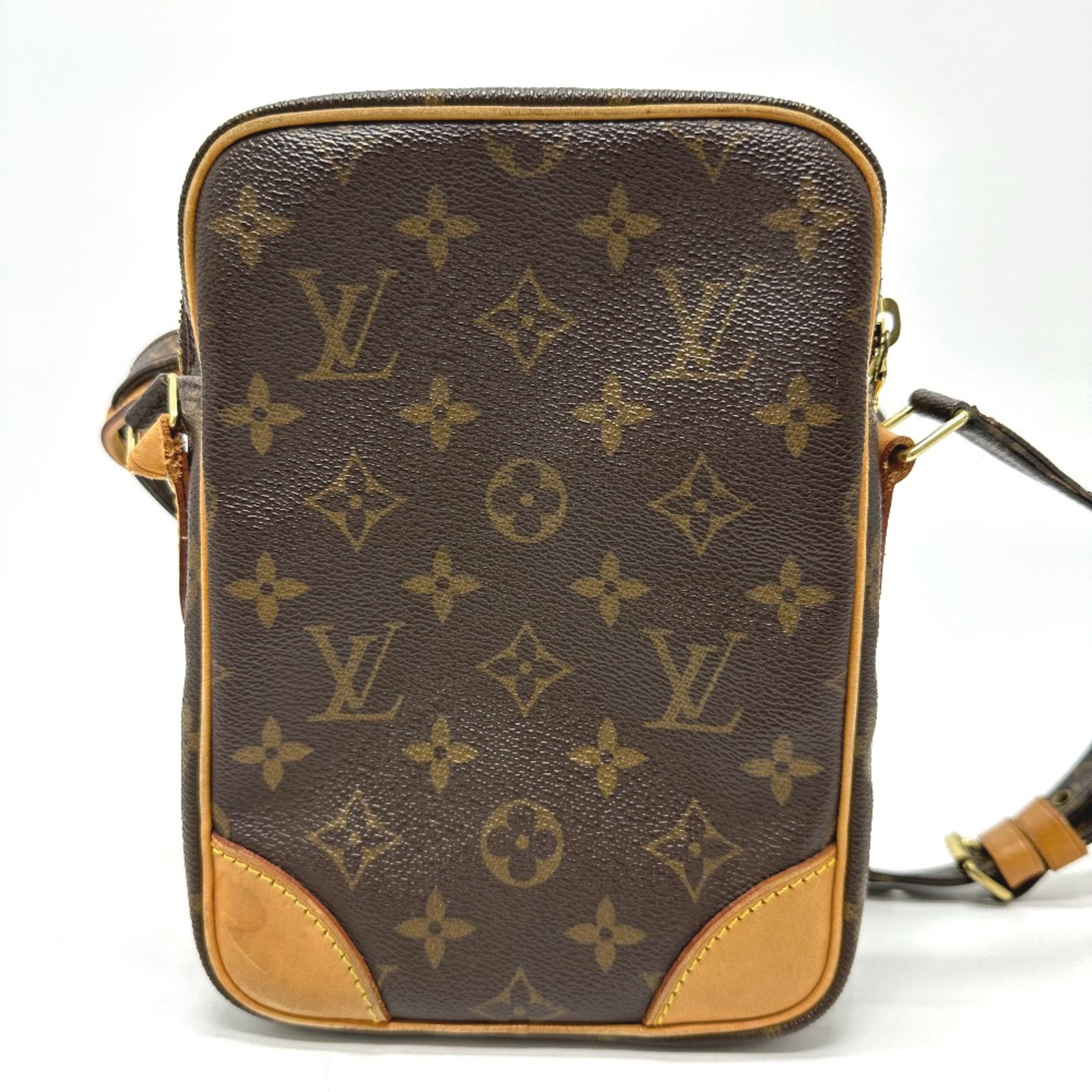 Louis Vuitton M45236 Monogram Pochette Crossbody bag Shoulder Bag Brown