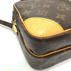 Louis Vuitton M45236 Monogram Pochette Crossbody bag Shoulder Bag Brown