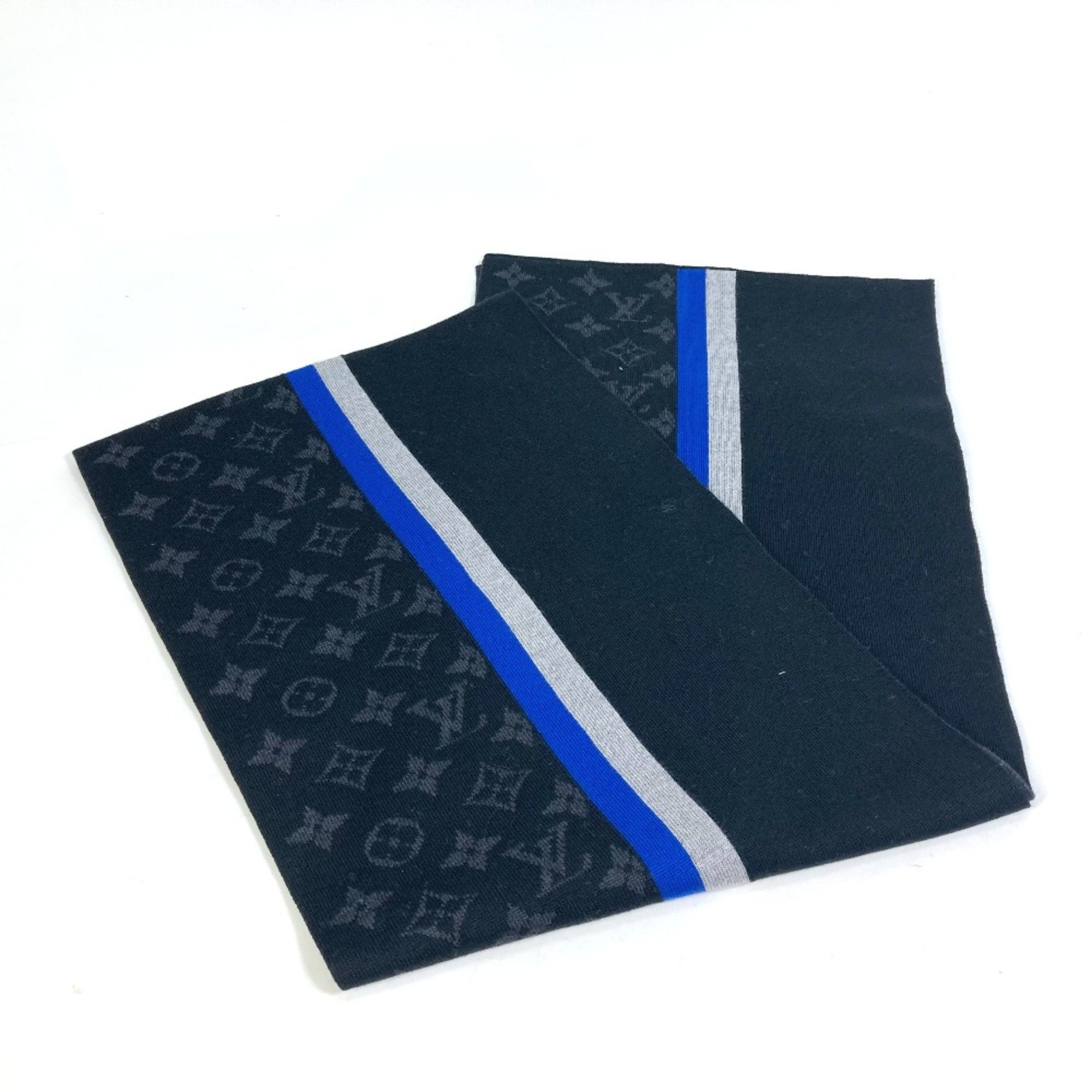 Louis Vuitton M77935 Monogram Fashion Accessories Scarf blue