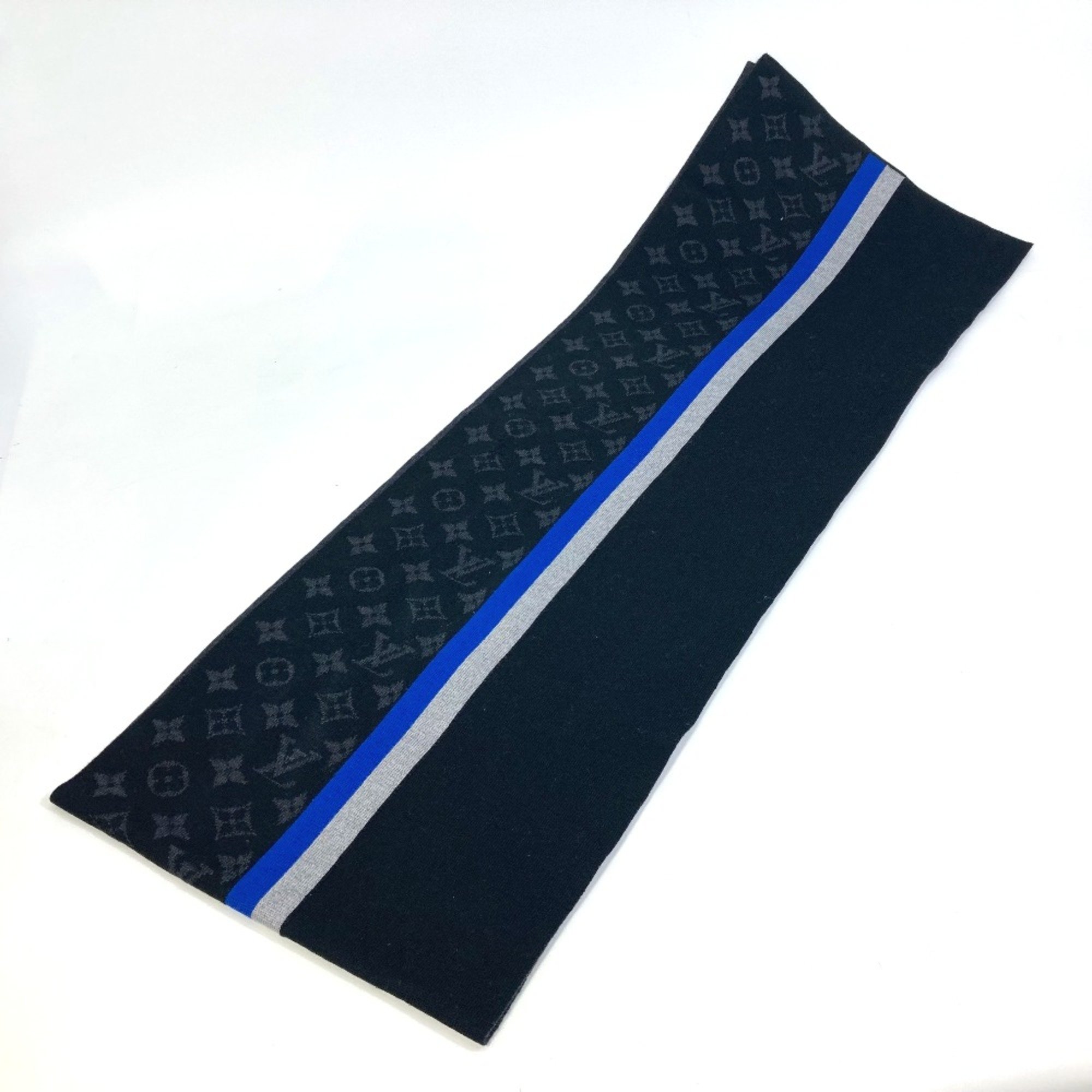 Louis Vuitton M77935 Monogram Fashion Accessories Scarf blue