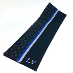 Louis Vuitton M77935 Monogram Fashion Accessories Scarf blue