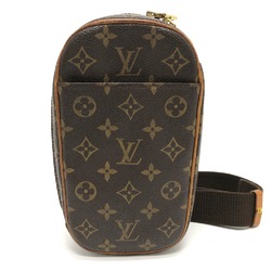 Louis Vuitton M51870 Monogram Shoulder Bag Brown GoldHardware