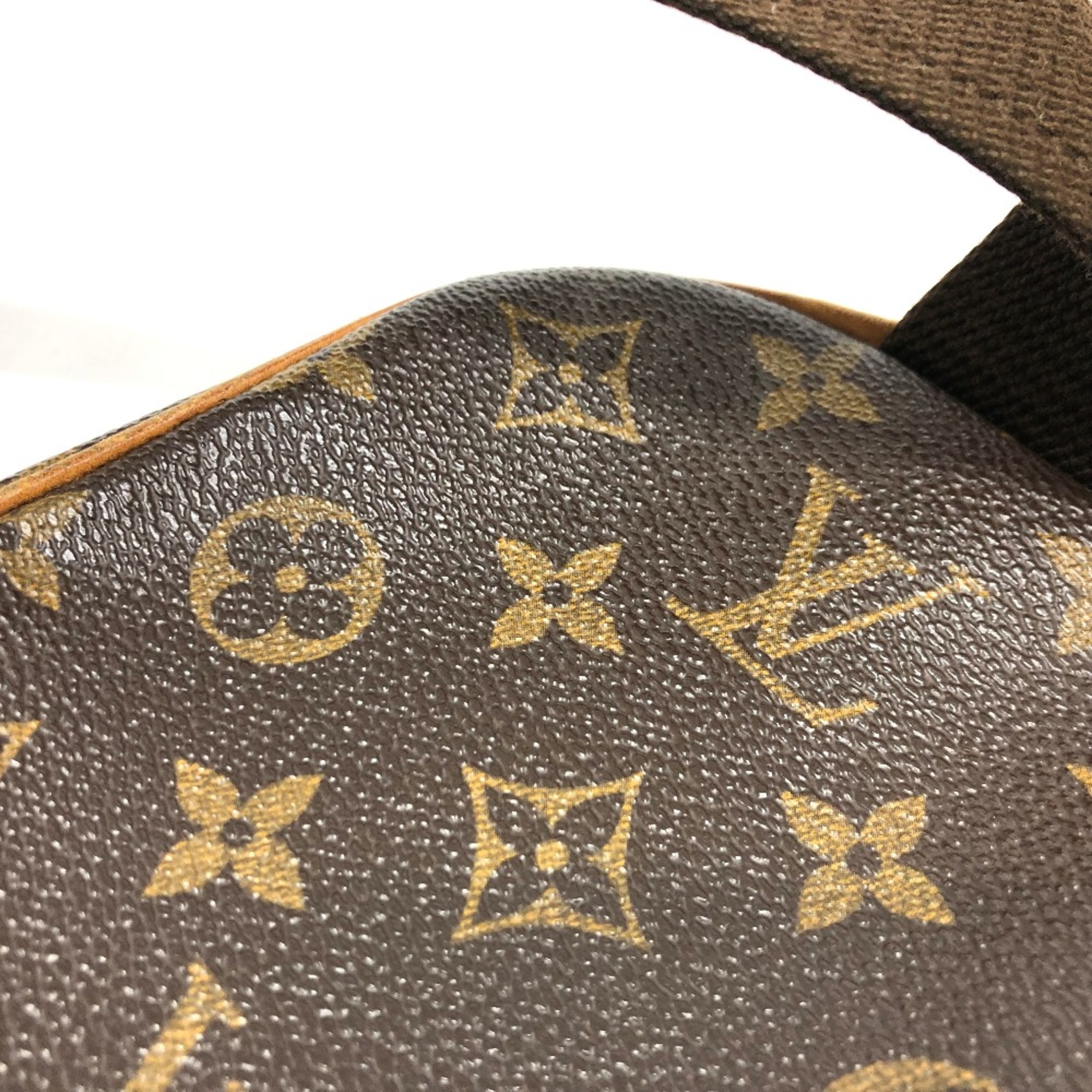 Louis Vuitton M51870 Monogram Shoulder Bag Brown GoldHardware