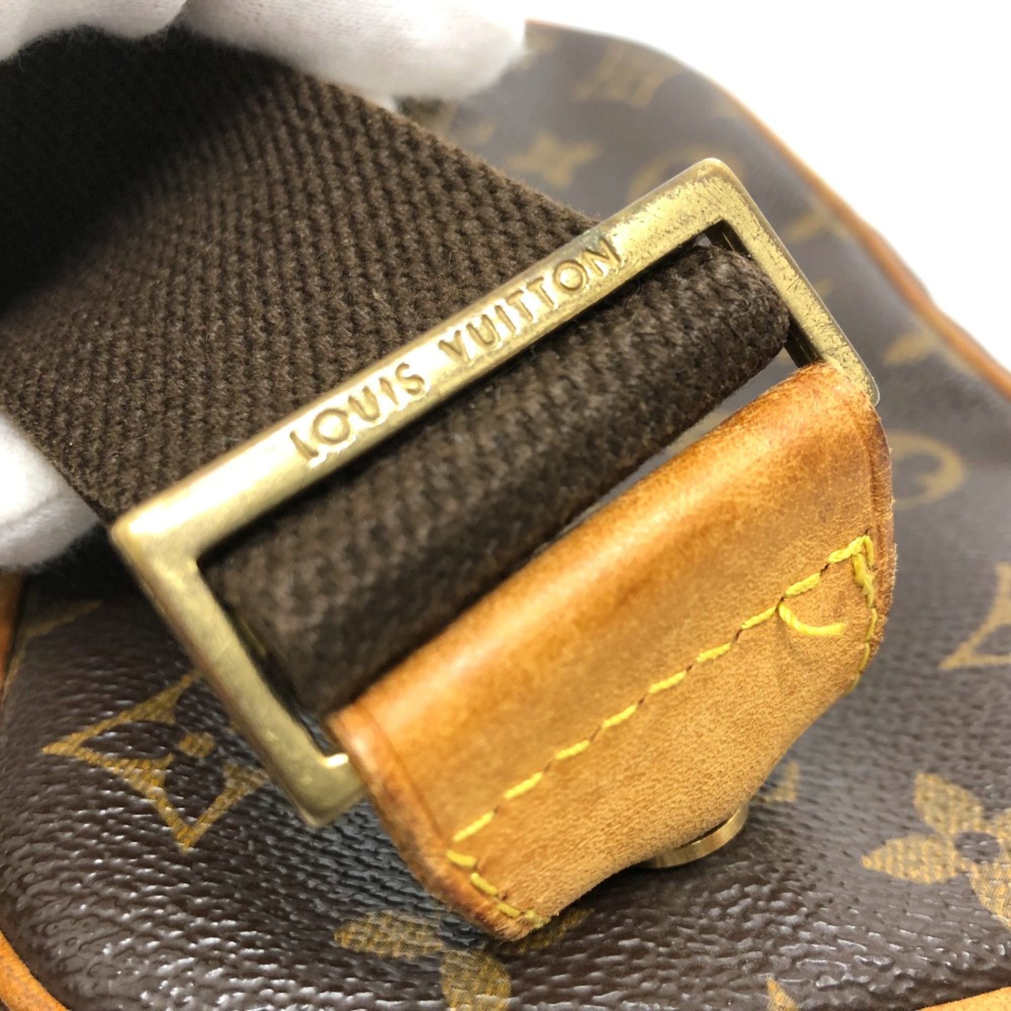 Louis Vuitton M51870 Monogram Shoulder Bag Brown GoldHardware