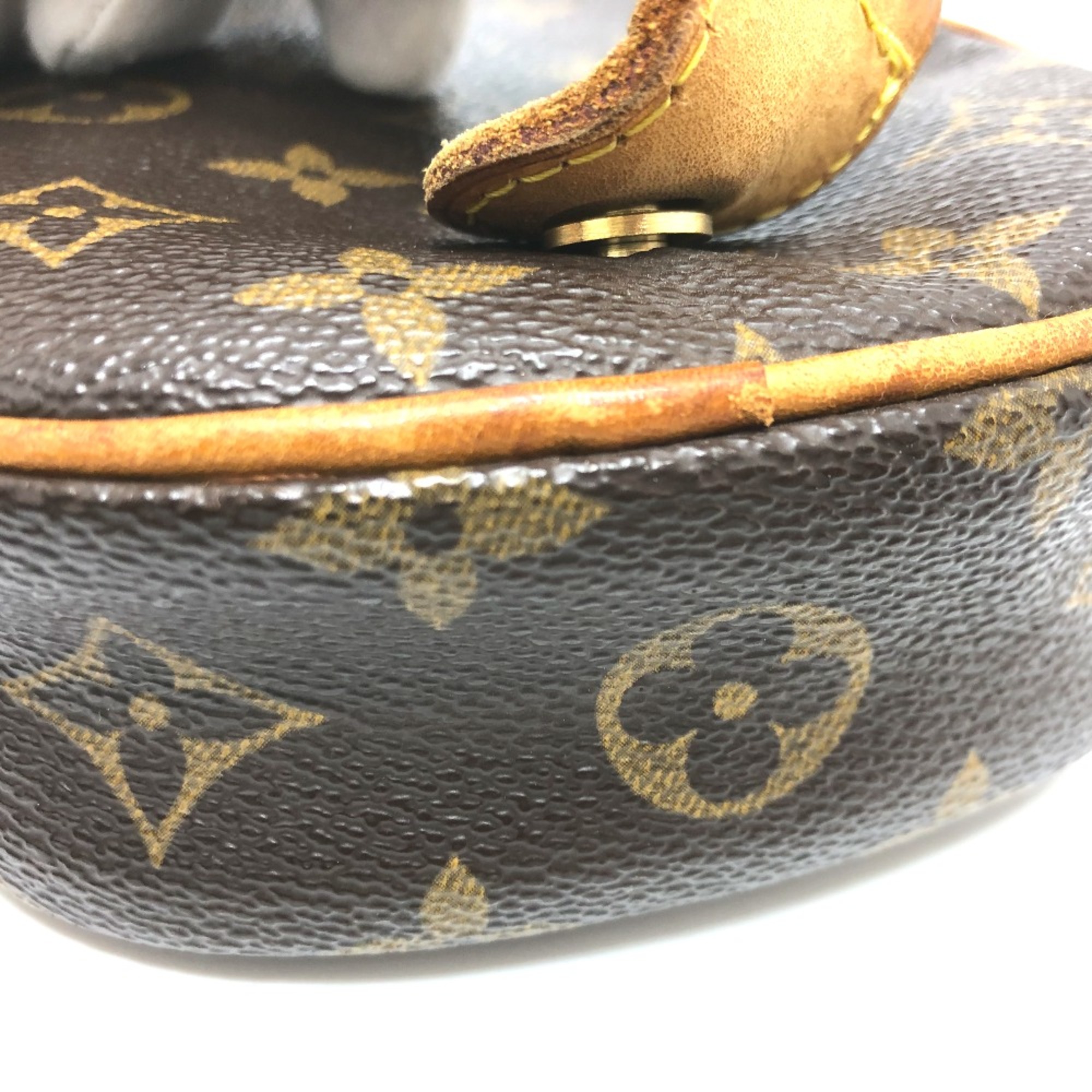 Louis Vuitton M51870 Monogram Shoulder Bag Brown GoldHardware