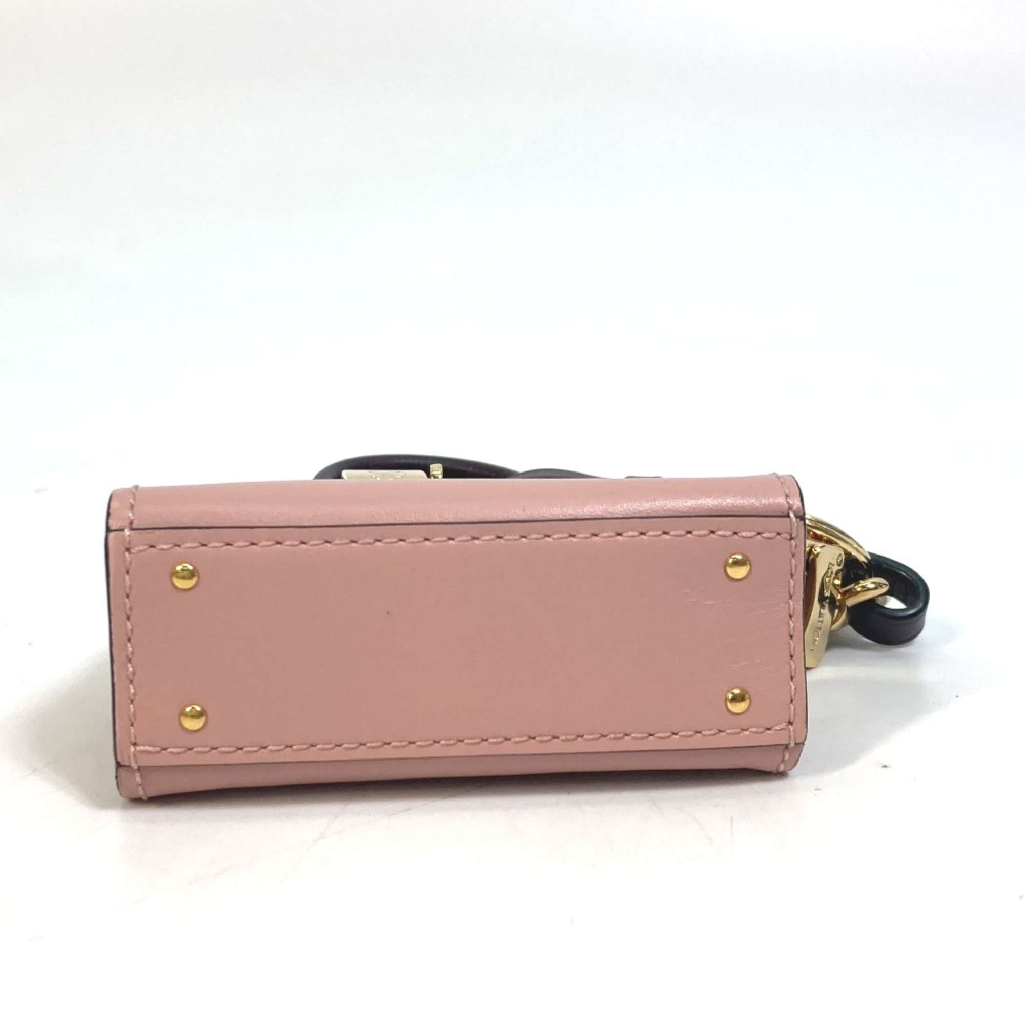 Louis Vuitton MP1787 Bag Bag Charm Key Holder pink Black