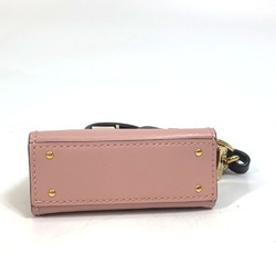 Louis Vuitton MP1787 Bag Bag Charm Key Holder pink Black