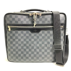 Louis Vuitton N58030 Damier Graphite Crossbody 2WAYShoulder Bag Business bag Black