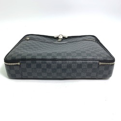 Louis Vuitton N58030 Damier Graphite Crossbody 2WAYShoulder Bag Business bag Black