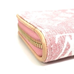 Louis Vuitton M81182 MonogramDenim Zip Around Long Wallet pink