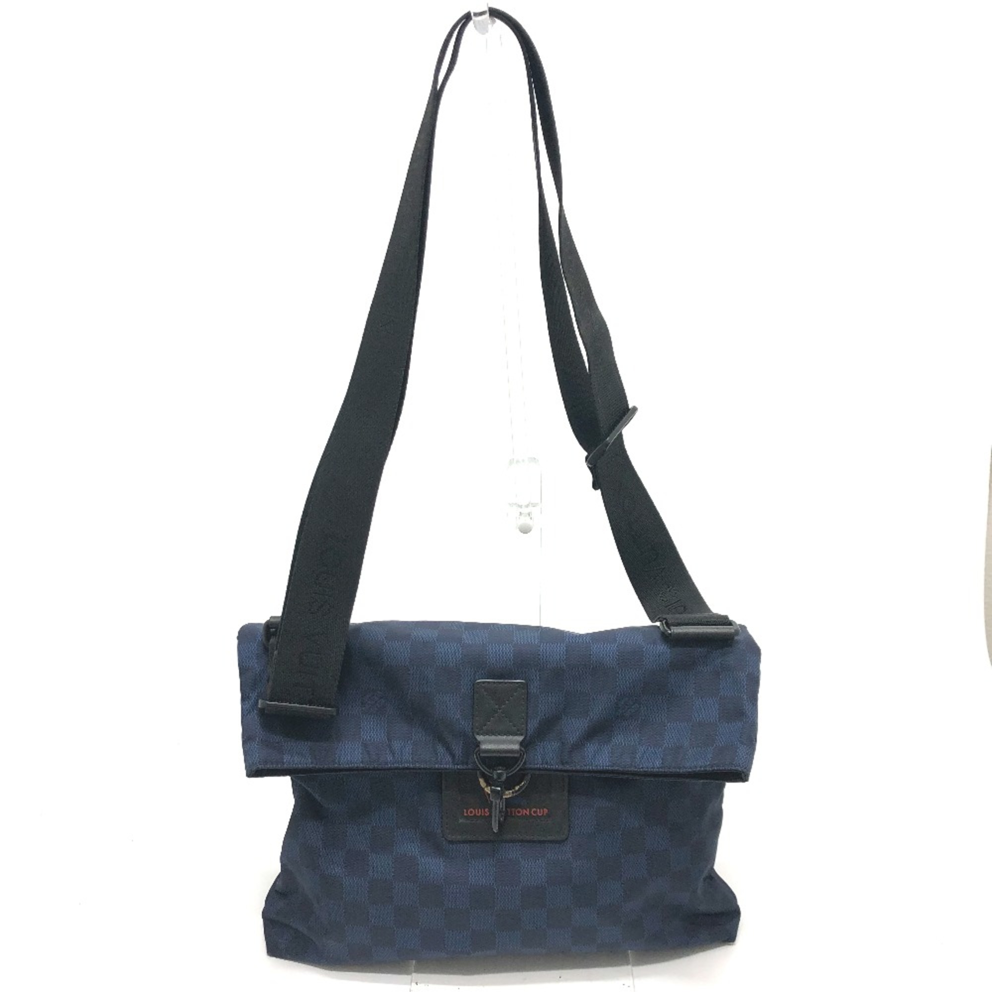 Louis Vuitton N41251 Damier Challenge shoulder bag Shoulder Bag Navy Black