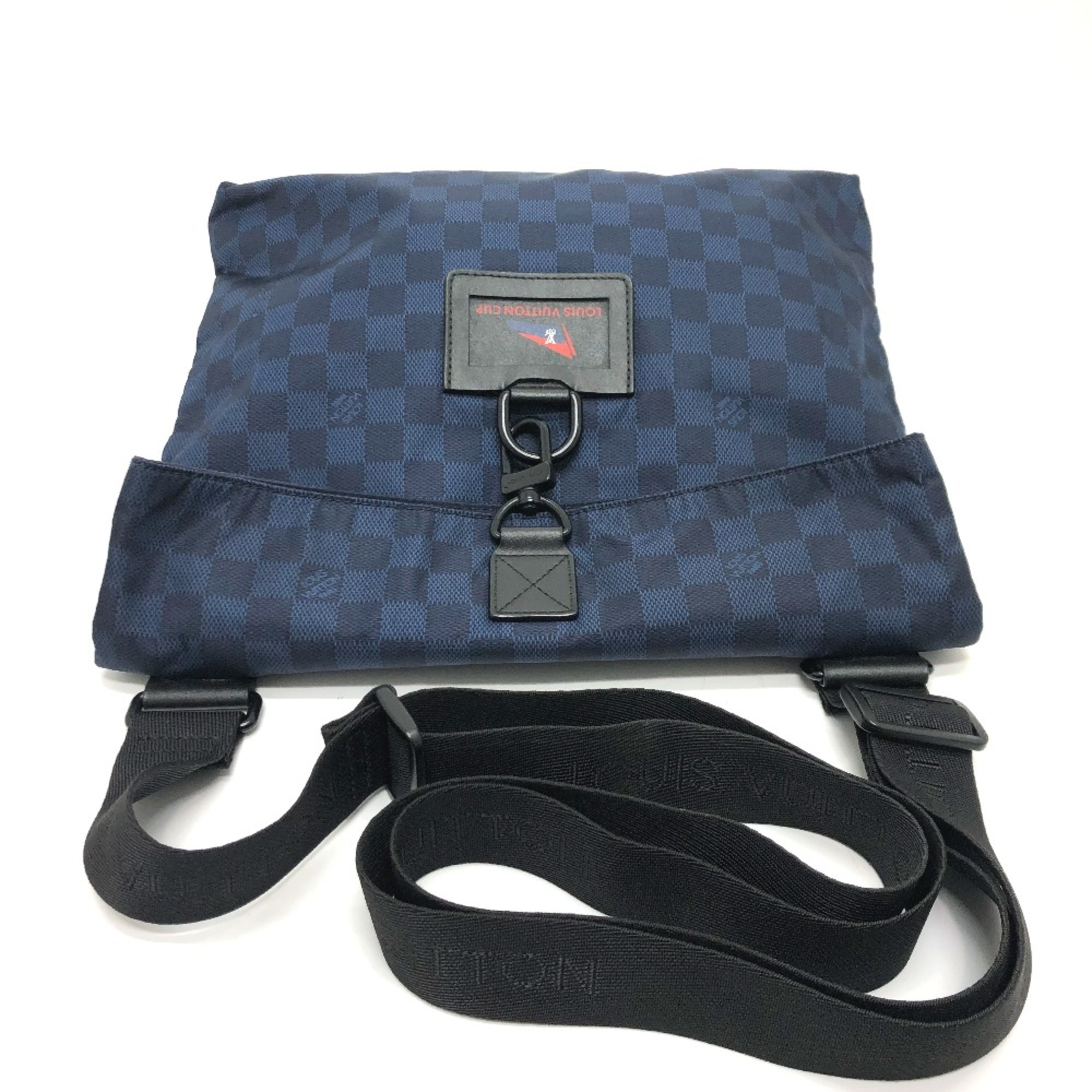 Louis Vuitton N41251 Damier Challenge shoulder bag Shoulder Bag Navy Black