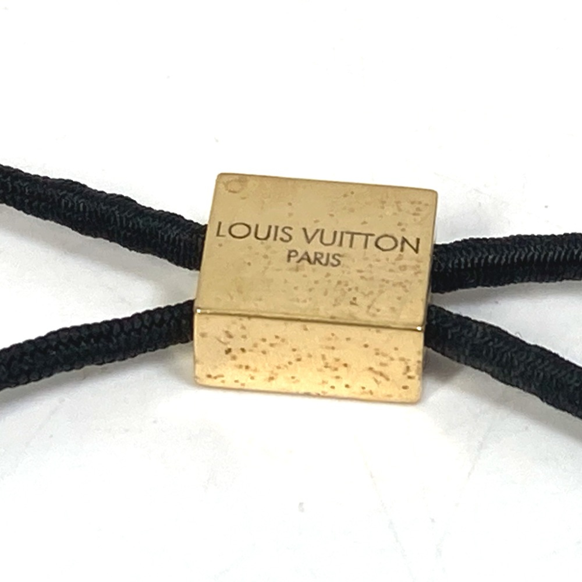 Louis Vuitton M65351 Monogram hair accessory Hair rubber Gold