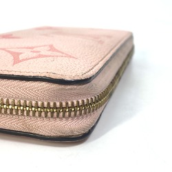 Louis Vuitton M80403 MonogramEmpreinte By the Pool Long Wallet Buton de Rose pink