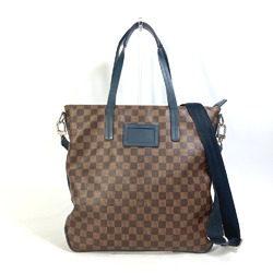 Louis Vuitton N41255 Damier Bag 2WAY Shoulder Bag Crossbody Tote Bag Ebene Brown