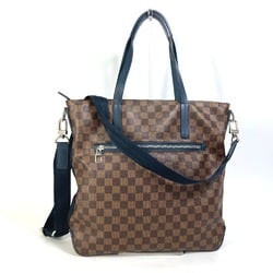 Louis Vuitton N41255 Damier Bag 2WAY Shoulder Bag Crossbody Tote Bag Ebene Brown