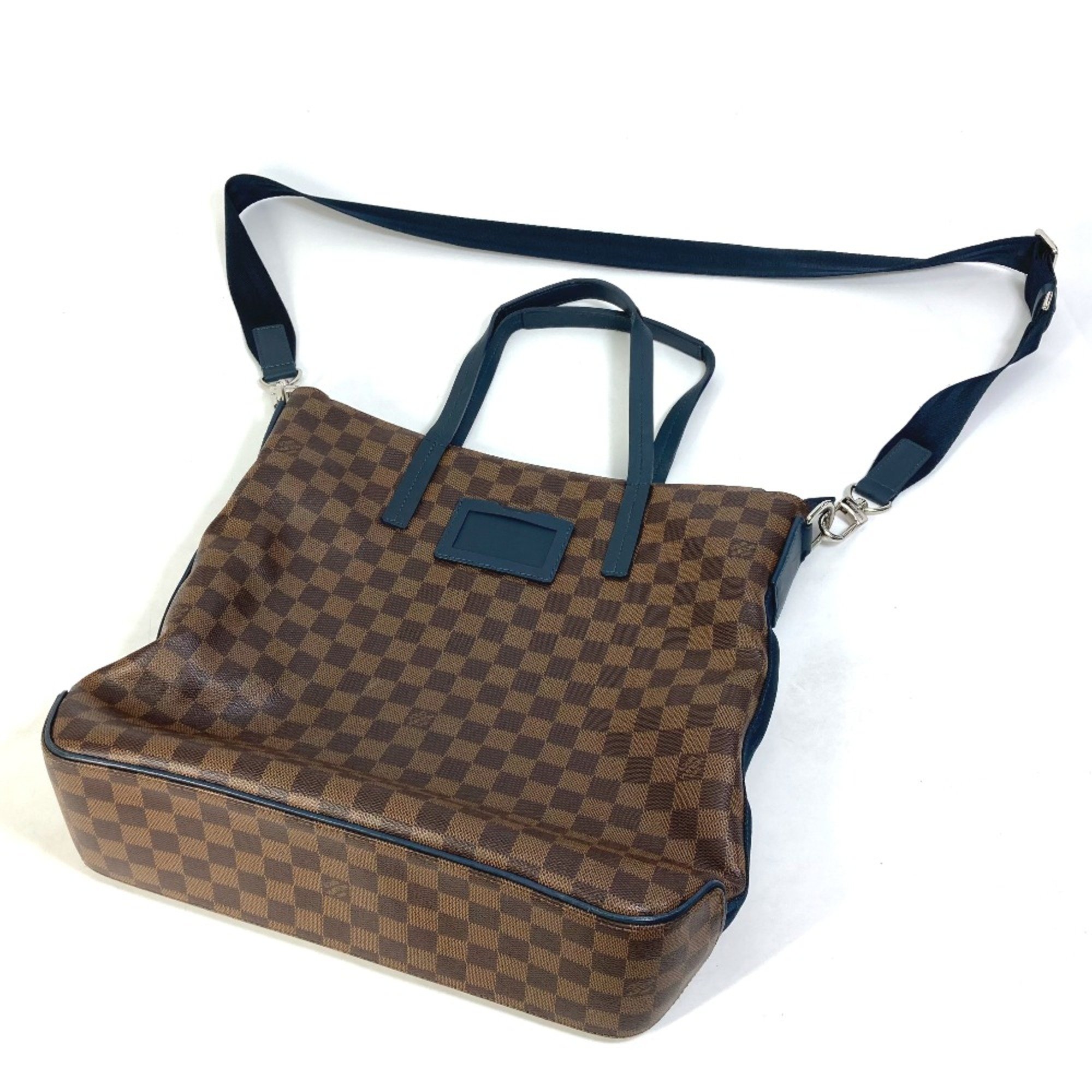 Louis Vuitton N41255 Damier Bag 2WAY Shoulder Bag Crossbody Tote Bag Ebene Brown