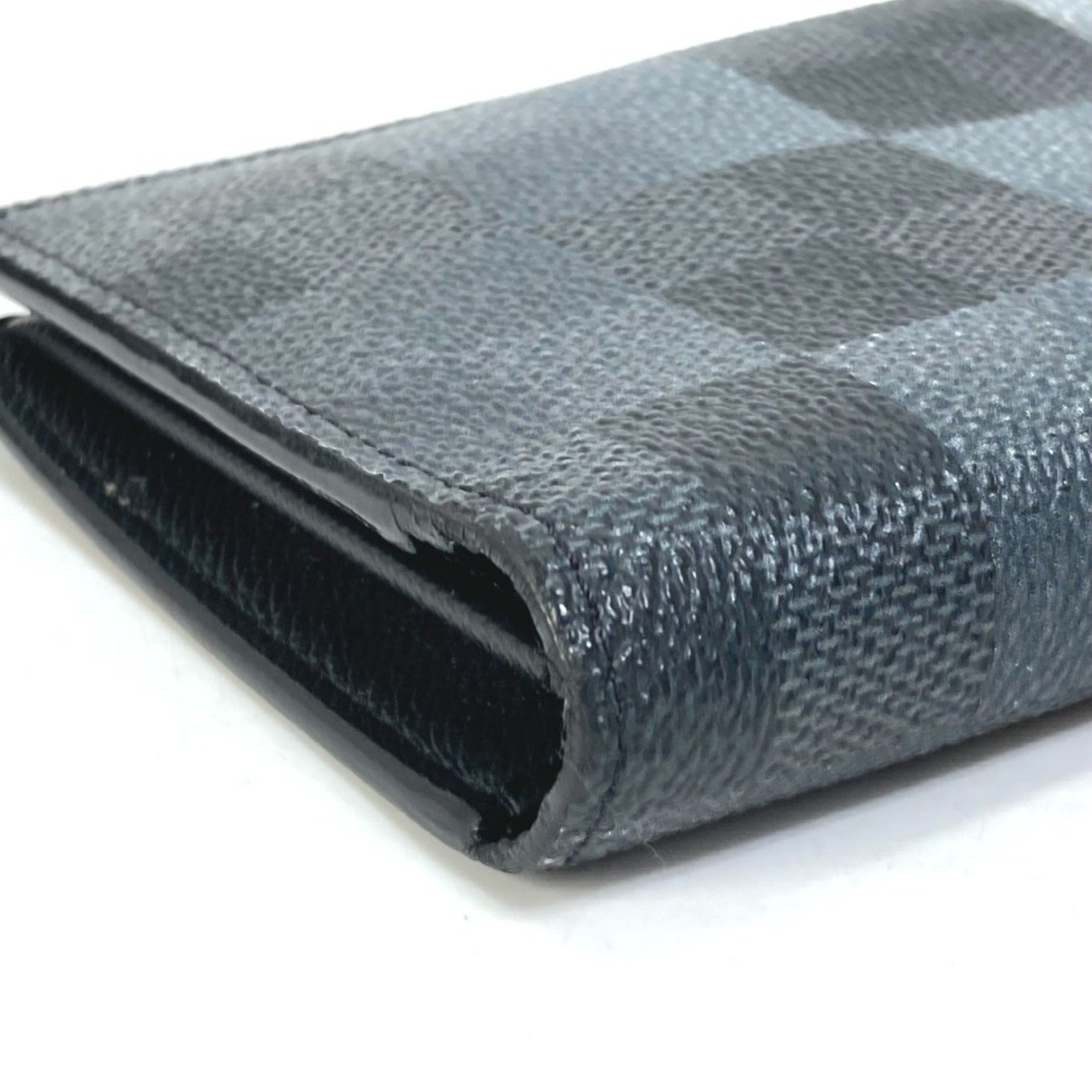 Louis Vuitton N40415 Damier Graphite Giant Two fold Long Wallet Black