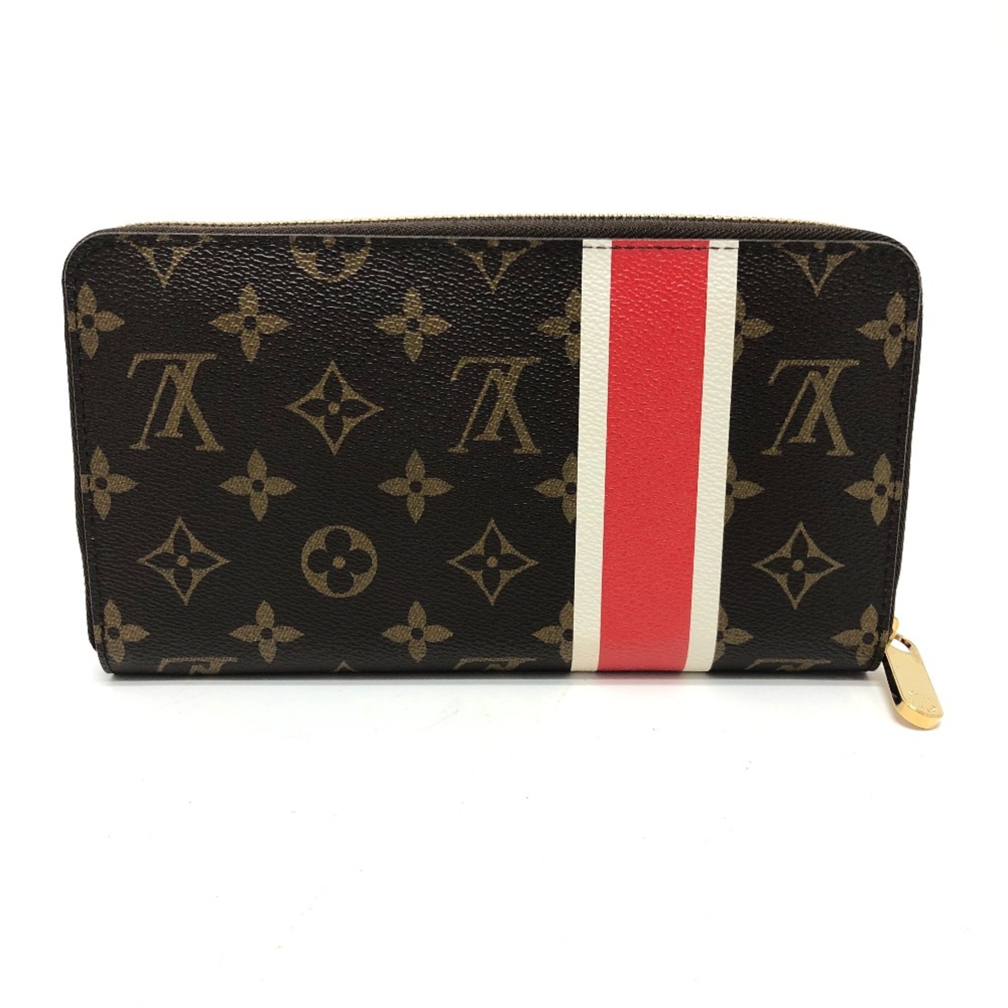 Louis Vuitton M66553 Monogram Zippy Organizer Long Wallet Brown