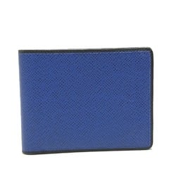 Louis Vuitton M30565 Taiga Bill Compartment Folded wallet blue