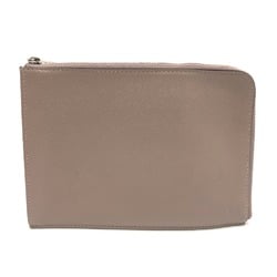 Louis Vuitton R99760 L-shaped fastener bag pouch/flat Clutch bag Taupe Beige