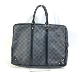 Louis Vuitton N41125 Damier Graphite Hand Bag Business bag Black