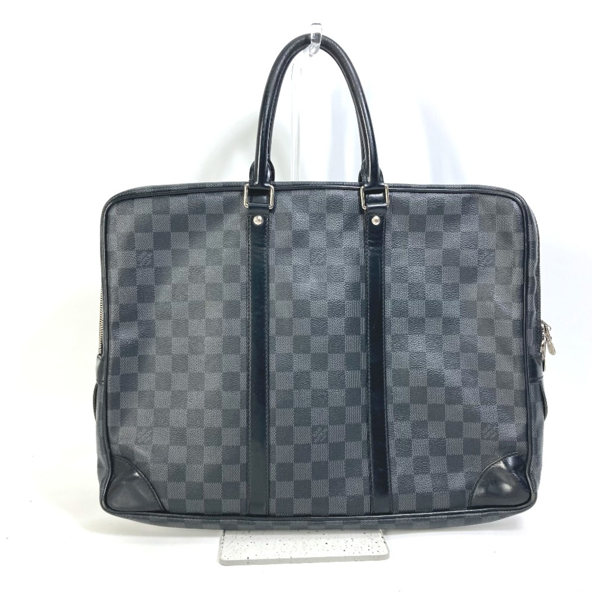 Louis Vuitton N41125 Damier Graphite Hand Bag Business bag Black