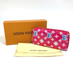 Louis Vuitton M81154 MonogramVernis 2022 Valentine Limited Long Wallet Fuchsia Neon pink