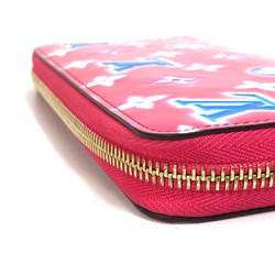 Louis Vuitton M81154 MonogramVernis 2022 Valentine Limited Long Wallet Fuchsia Neon pink