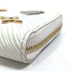 Louis Vuitton M63994 Epi love lock Coin Compartment Wallet coin purse Blanc White