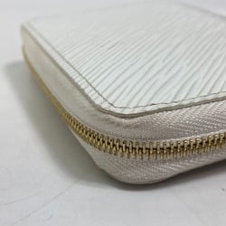 Louis Vuitton M63994 Epi love lock Coin Compartment Wallet coin purse Blanc White