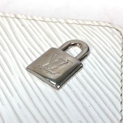 Louis Vuitton M63994 Epi love lock Coin Compartment Wallet coin purse Blanc White