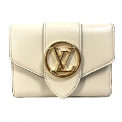 Louis Vuitton M69176 Compact Trifold wallet claim White