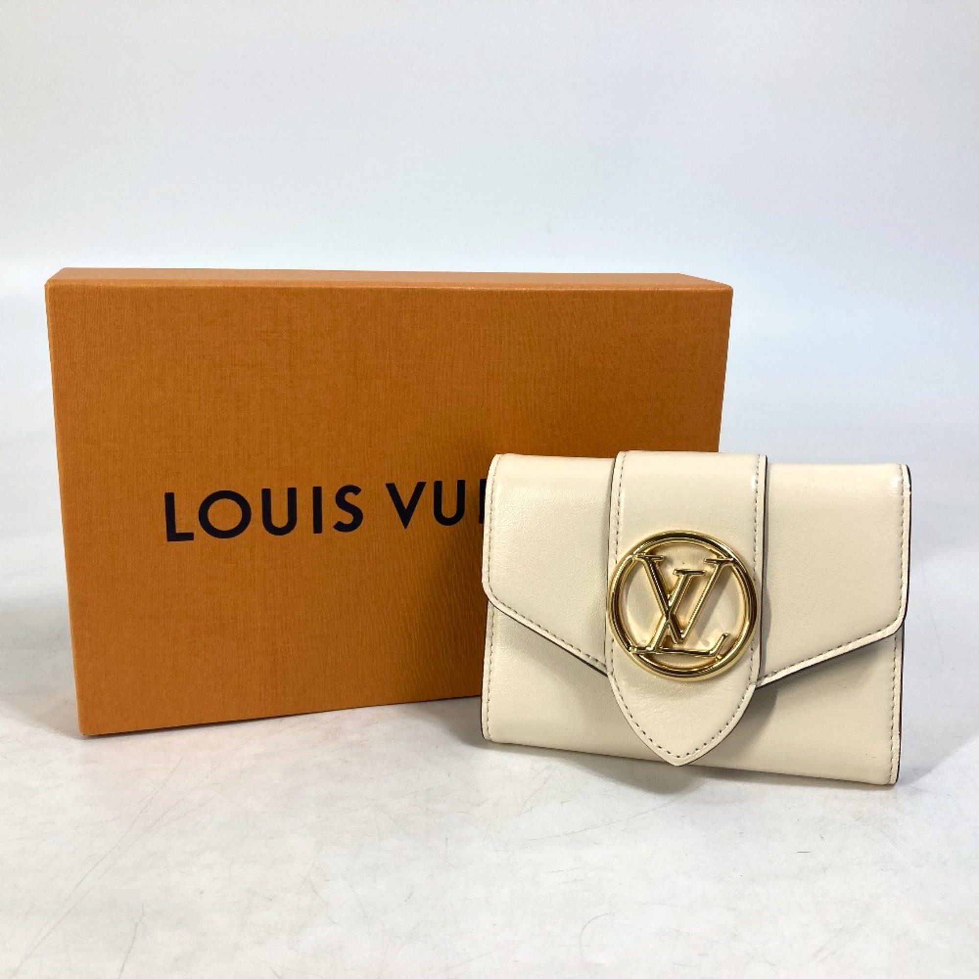 Louis Vuitton M69176 Compact Trifold wallet claim White