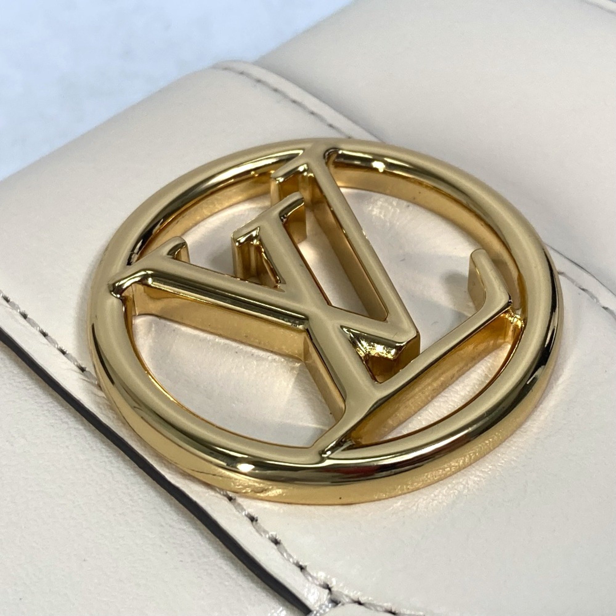 Louis Vuitton M69176 Compact Trifold wallet claim White