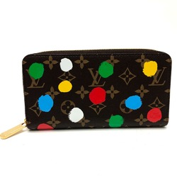 Louis Vuitton M81864 Monogram Yayoi Kusama Long Wallet Brown GoldHardware